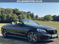 Used Mercedes C43 AMG 367 HP (269 kW) 2018 Black Cabriolet