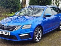 Used Skoda Octavia vRS 184 HP (135 kW) 2017 Blue Estate