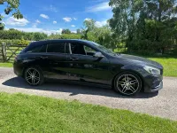 Used Mercedes CLA220 AMG line 2018 Black Coupe