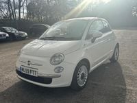 Used Fiat 500 Lounge 69 HP (50 kW) 2009 White Cabriolet
