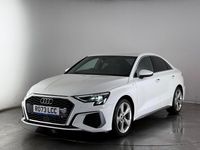Begagnad Audi A3 S-Line 2023 Vit Sedan