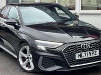 Used Audi A3 S-Line 150 HP (110 kW) 2021 Black Sedan