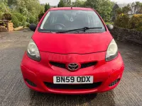 Used Toyota Aygo 67 HP (49 kW) 2009 Red Hatchback