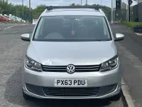 Used VW Touran SE 105 HP (77 kW) 2014 Silver MPV