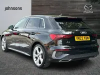 Used Audi A3 S-Line 147 HP (108 kW) 2022 Black Sedan
