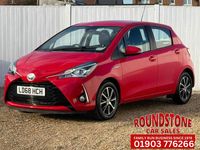 Used Toyota Yaris Hybrid 2018 Red Hatchback