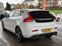 Used Volvo V40 R-Design Pro 2018 White Hatchback