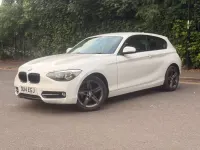 Used BMW 116 Sport Line 2014 White Hatchback
