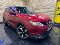 Used Nissan Qashqai N-Vision 110 HP (80 kW) 2017 Red SUV