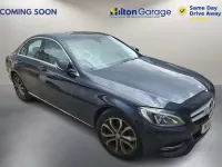 Usado Mercedes C200 2015 Azul Berlina