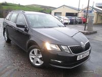 Used Skoda Octavia SE Technology 115 HP (84 kW) 2019 Black Estate