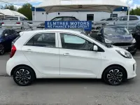 Begagnad Kia Picanto Air 65 HK (47 kW) 2017 Vit Halvkombi