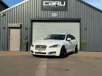 Used Jaguar XF Luxury 2013 White Estate