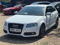 Used Audi A3 Black Edition 2012 White Hatchback