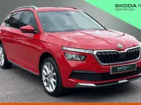 Used Skoda Kamiq SE L 110 HP (80 kW) 2021 Corrida red SUV