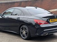 Used Mercedes CLA220 AMG line 177 HP (130 kW) 2017 Black Sedan
