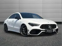 Used Mercedes CLA45 AMG 415 HP (305 kW) 2024 White Coupe