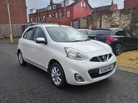 Used Nissan Micra Acenta 2015 White Hatchback