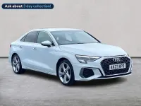 Used Audi A3 S-Line 150 HP (110 kW) 2023 White Sedan