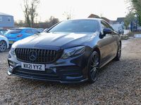 Used Mercedes E400 AMG Line Premium Plus 325 HP (239 kW) 2021 Black Coupe