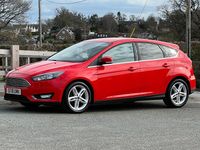Begagnad Ford Focus Titanium 125 HK (91 kW) 2018 Röd Halvkombi
