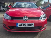 Used VW Golf VII S 105 HP (77 kW) 2015 Red Estate