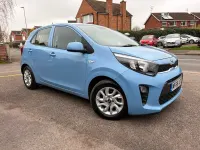 Used Kia Picanto 66 HP (48 kW) 2018 Blue Hatchback