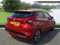 Used Nissan Micra Tekna 92 HP (67 kW) 2022 Red Hatchback