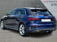 Used Audi A3 S-Line 108 HP (79 kW) 2023 Blue Sedan