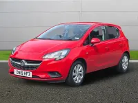 Used Vauxhall Corsa Design Edition 90 HP (66 kW) 2019 Red Hatchback