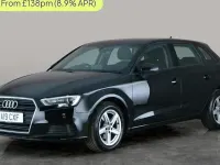 Used Audi A3 Sportback Design 116 HP (85 kW) 2019 Black Hatchback
