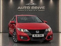 Begagnad Honda Civic SR 2016 Röd Kombi