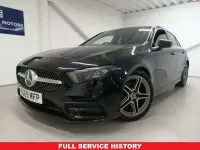 Used Mercedes A180 AMG line 116 HP (85 kW) 2019 Black Hatchback