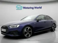 Used Audi A4 Black Edition 150 HP (110 kW) 2022 Blue Sedan