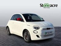 Used Fiat 500e Red 69 kW (95 HP) 2022 White Hatchback