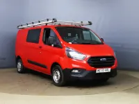 Used Ford Transit Custom 105 HP (77 kW) 2021 Red Van