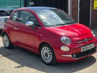 Used Fiat 500 Lounge 69 HP (50 kW) 2016 Red Hatchback