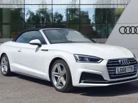 Used Audi A5 Cabriolet S-Line 2018 White Cabriolet