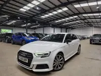 Used Audi A3 Sportback Black Edition 2018 White Hatchback