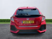 Begagnad Honda Civic Sport 2019 Röd Halvkombi