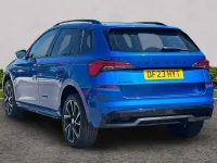 Used Skoda Kamiq Monte Carlo 147 HP (108 kW) 2023 Race blue metallic SUV