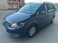 Used VW Touran S 105 HP (77 kW) 2015 Blue MPV