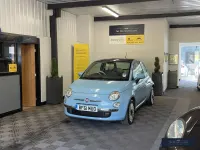 Used Fiat 500 Lounge 69 HP (50 kW) 2011 Blue Hatchback