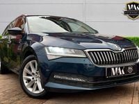Used Skoda Superb SE Technology 150 HP (110 kW) 2021 Blue Estate