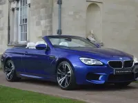 Used BMW M6 Cabriolet Luxury Line 560 HP (411 kW) 2017 Blue Cabriolet