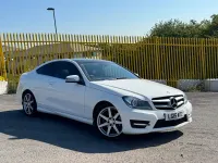 Used Mercedes C180 Sport Edition 2015 White Coupe