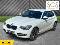 Used BMW 116 Sport Line 2015 White Hatchback