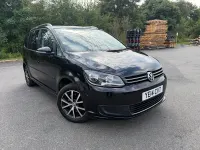 Used VW Touran SE 138 HP (101 kW) 2014 Black MPV