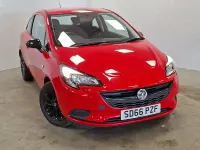 Used Vauxhall Corsa 75 HP (55 kW) 2016 Red Hatchback