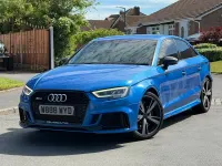 Used Audi RS3 400 HP (294 kW) 2017 Blue Sedan